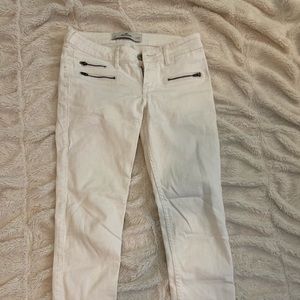 Hollister white jeans